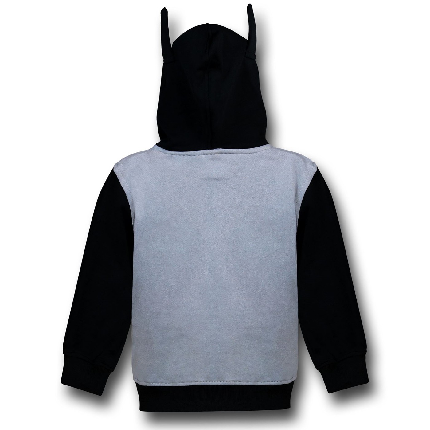 Batman Grey/Black Cowl Costume Kids Hoodie