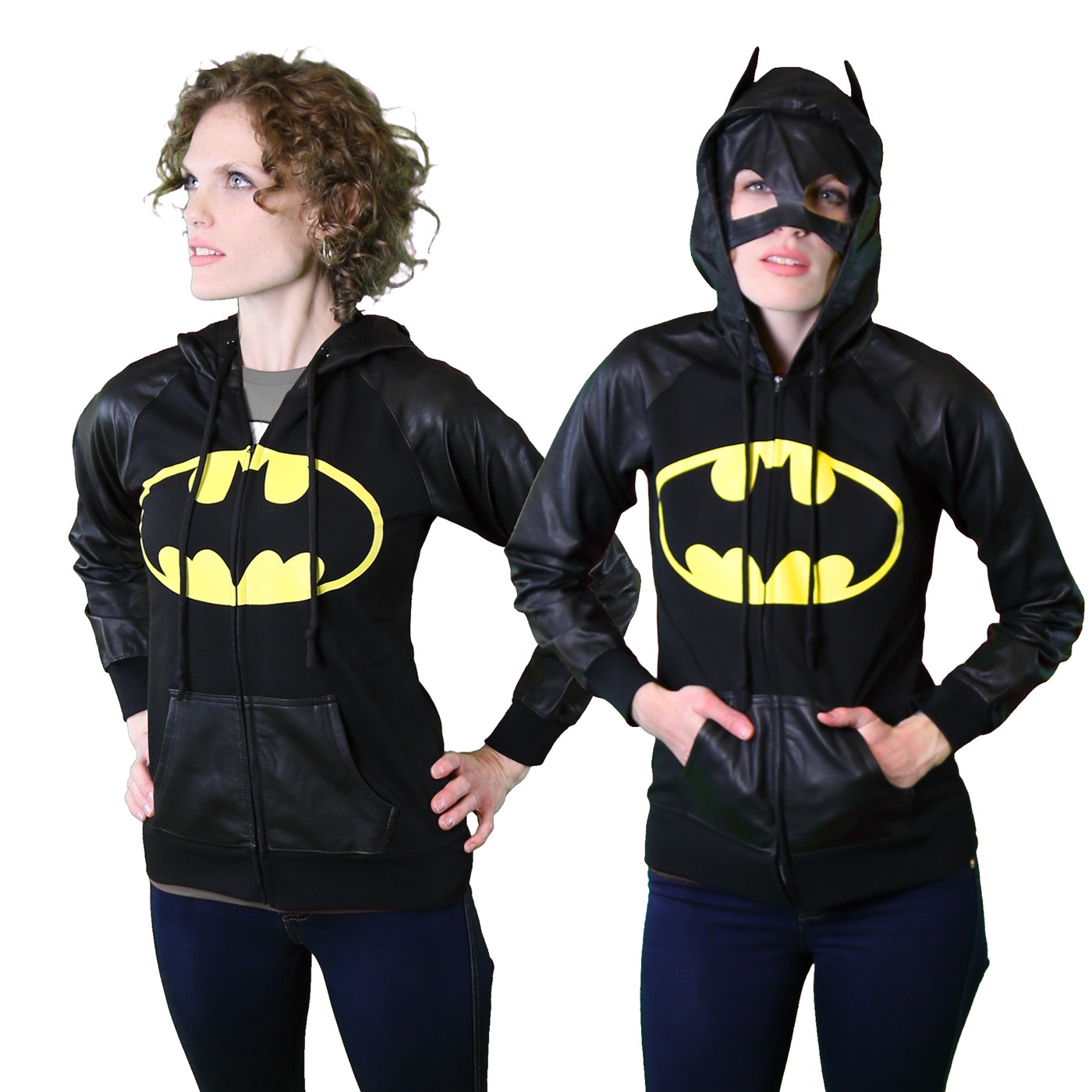 Batman Mask & Hood Women's Hoodie