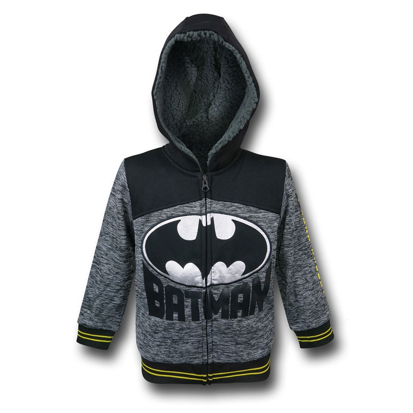 Batman Symbol Kids Sherpa Hoodie