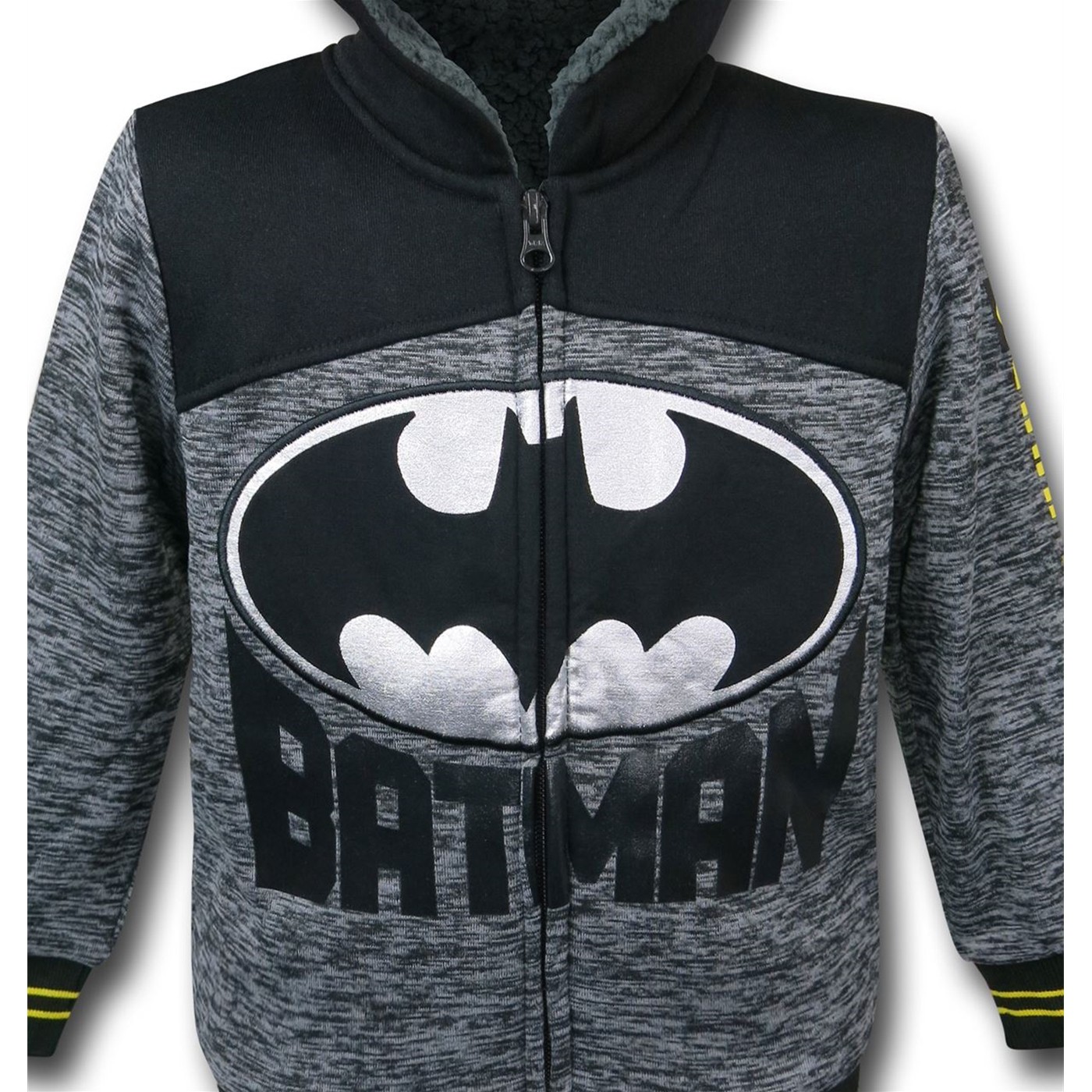 Batman Symbol Kids Sherpa Hoodie