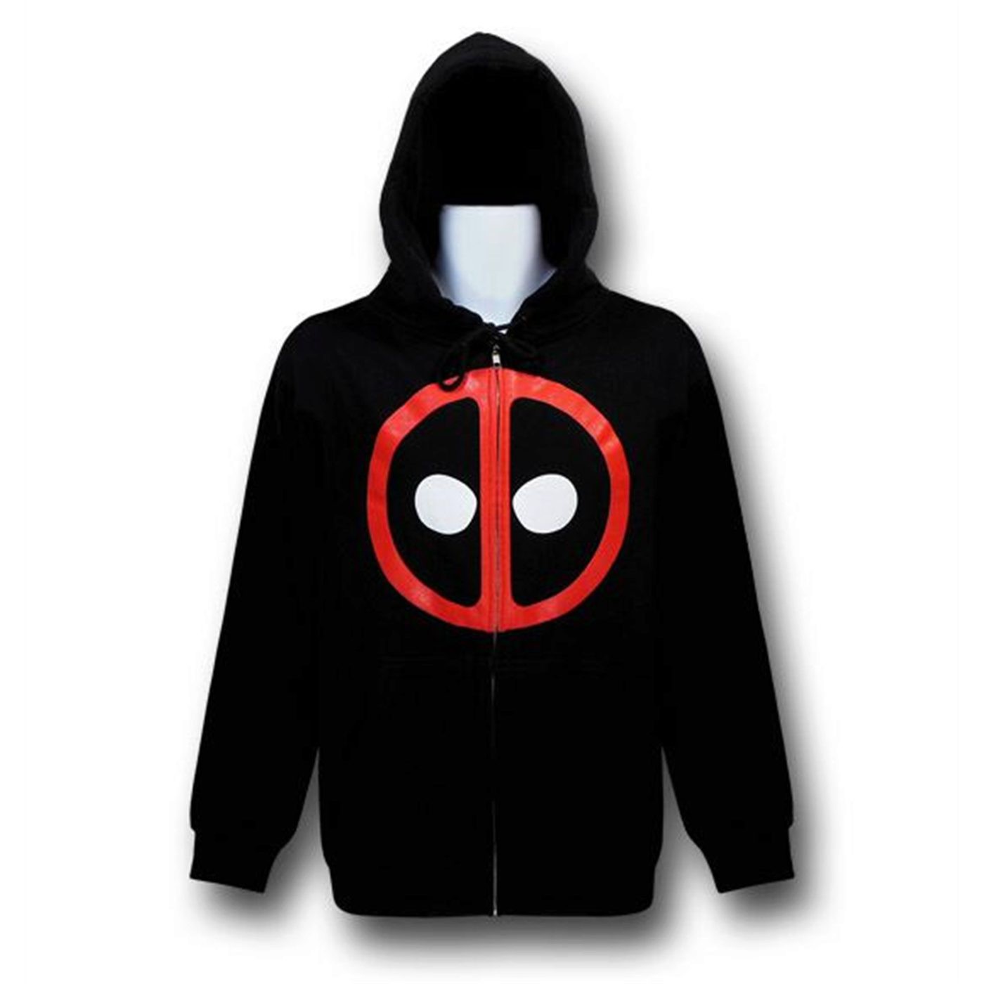 DC Comics Flash Symbol Zip-Up Hoodie – Red, Men's Regular Size