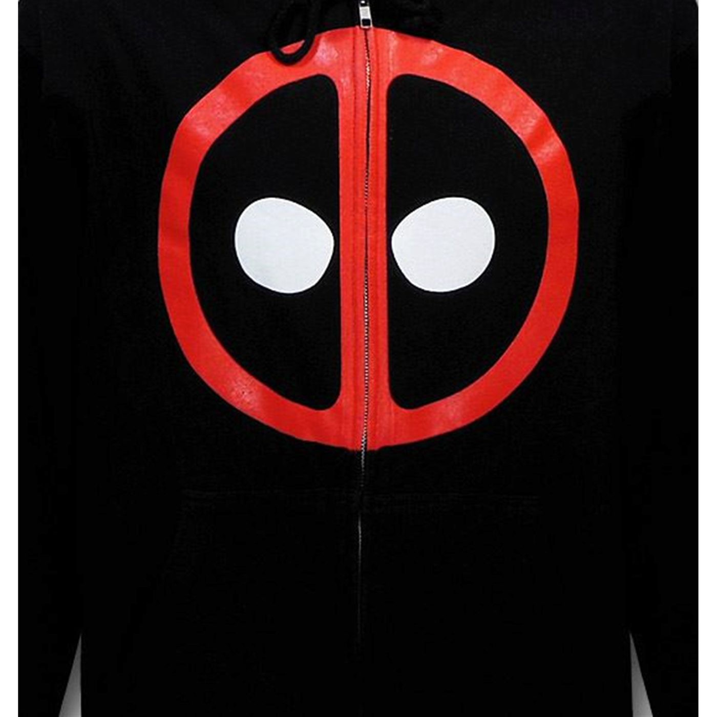 Deadpool Symbol Zip-Up Hoodie