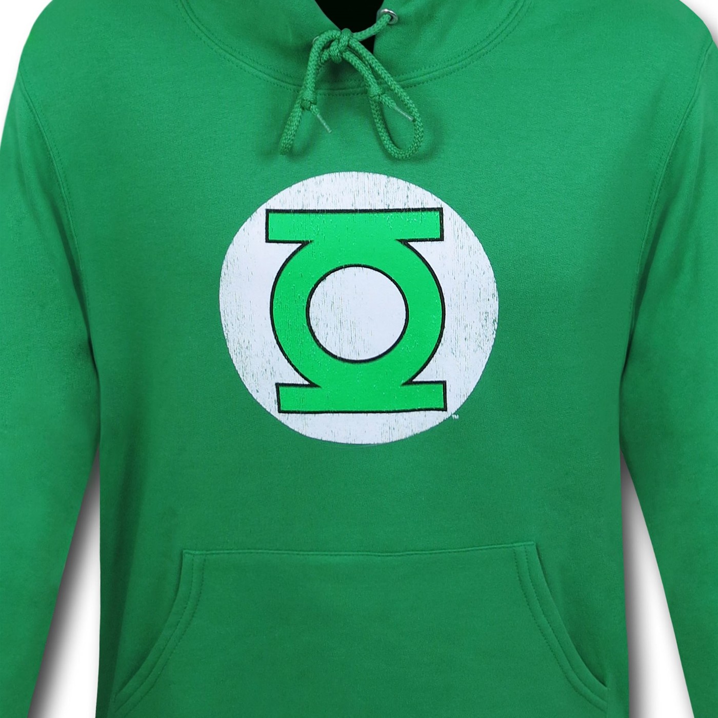 Green Lantern Distressed Symbol Hoodie