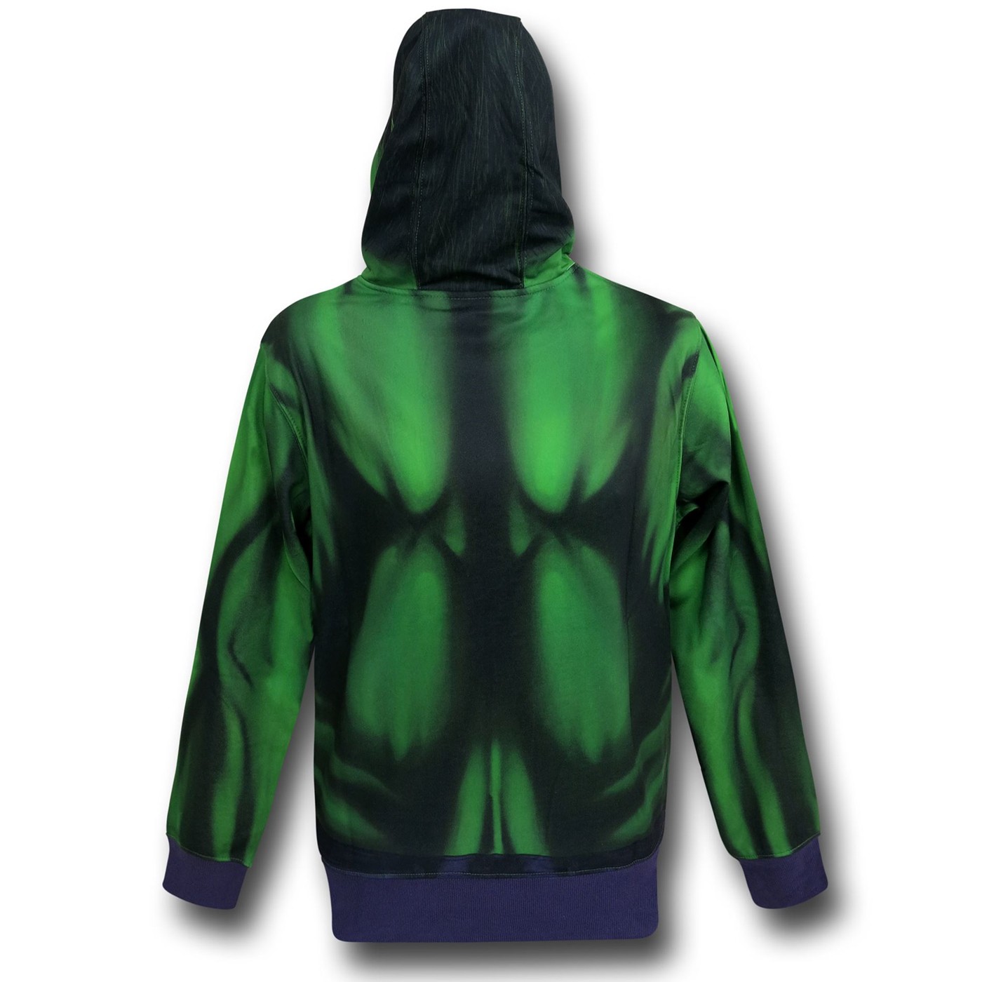 Hulk Lightweight Sublimated Costume Zip-Up Hoodie