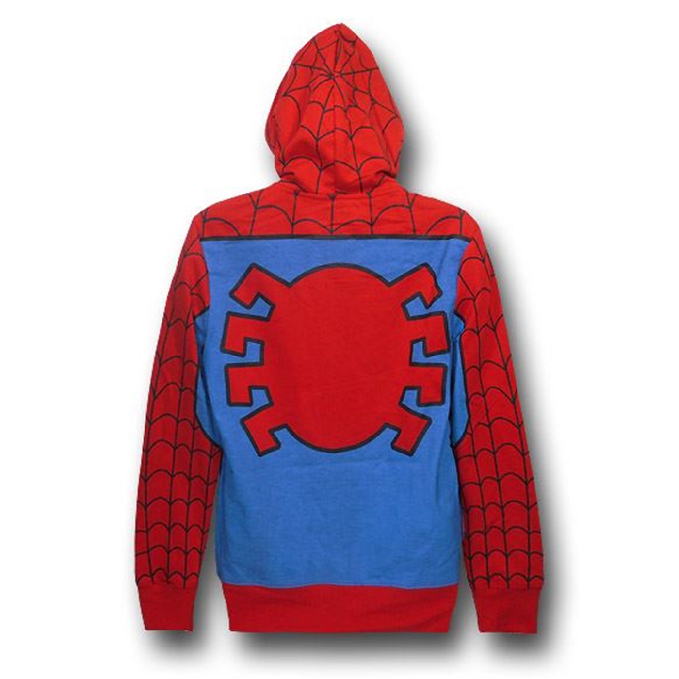Spiderman Costume Hoodie w/Mask and Muscles
