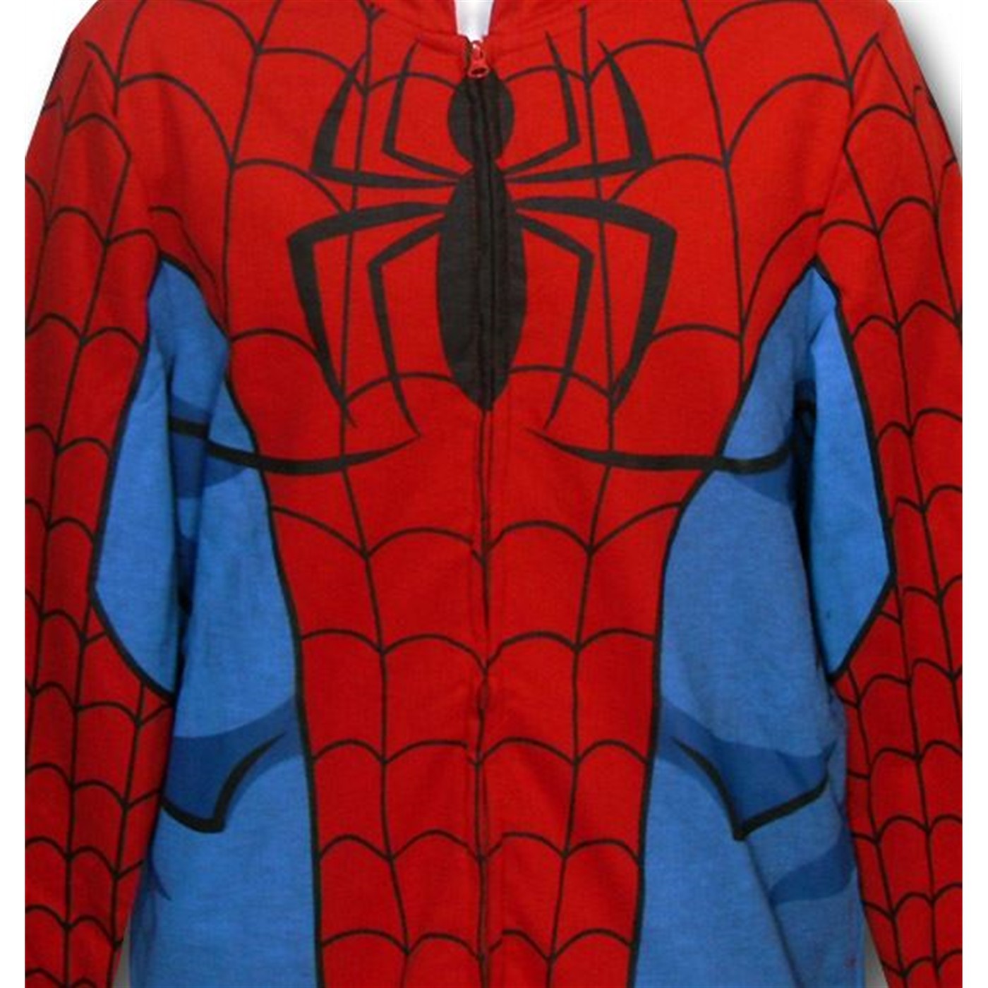 Spiderman Costume Hoodie w/Mask and Muscles
