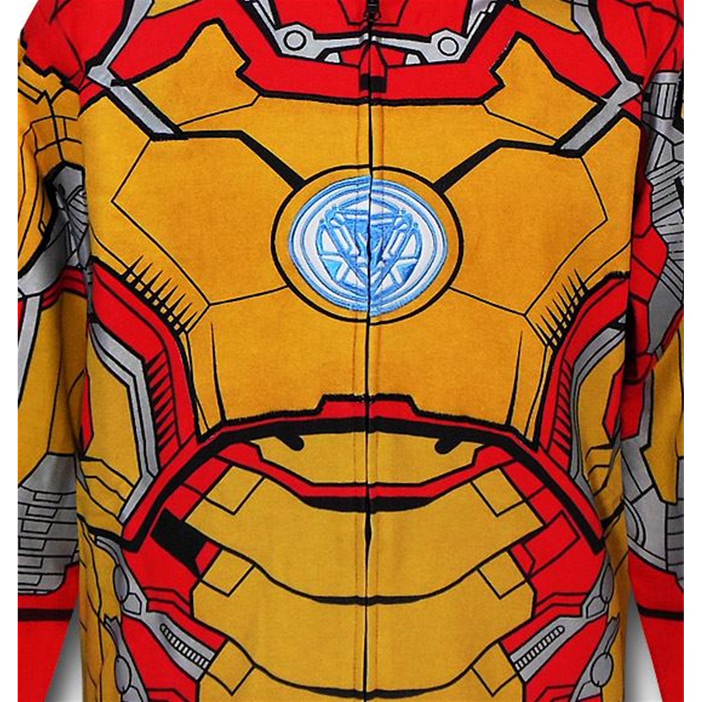 Iron Man 3 Mark 42 Armor Zip-Up Costume Hoodie