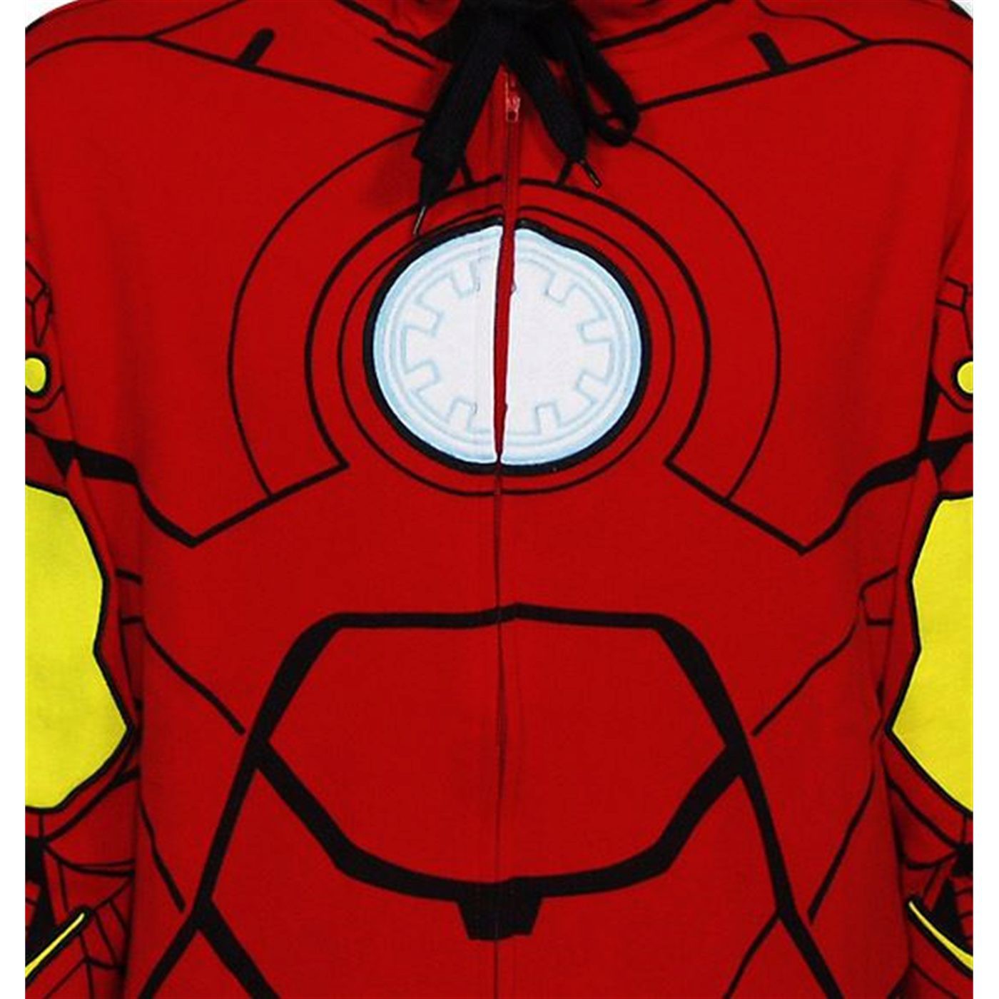 Iron Man Costume Zip Up Hoodie