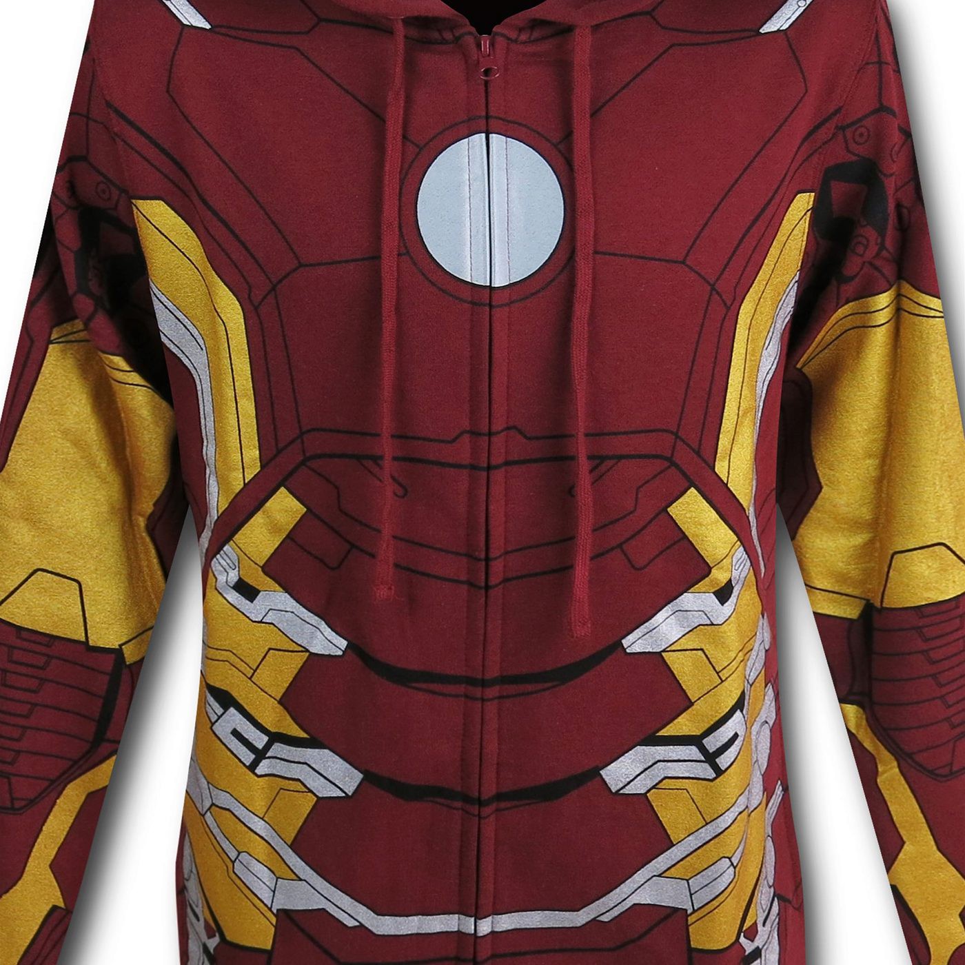 Iron Man Suit-Up Costume Zip-Up Hoodie