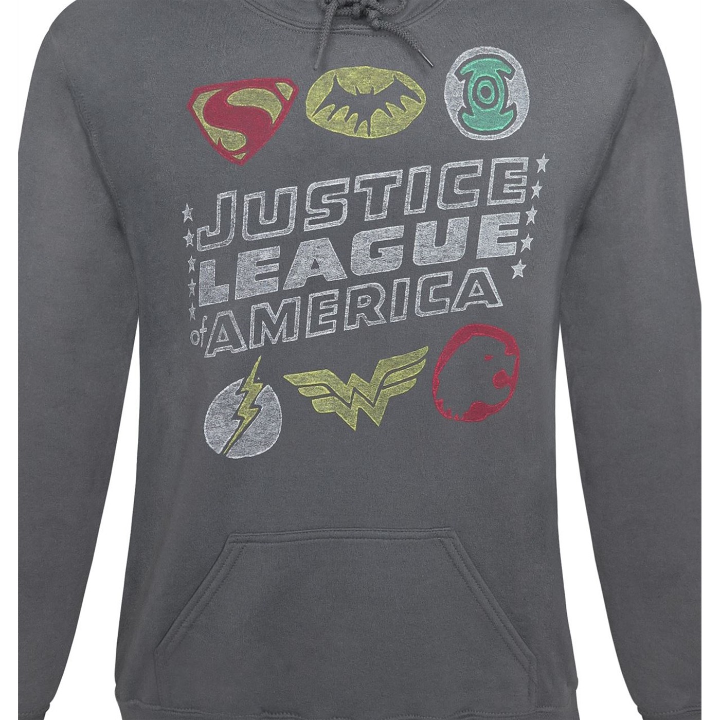 Justice League Classic Symbols Men's Hoodie