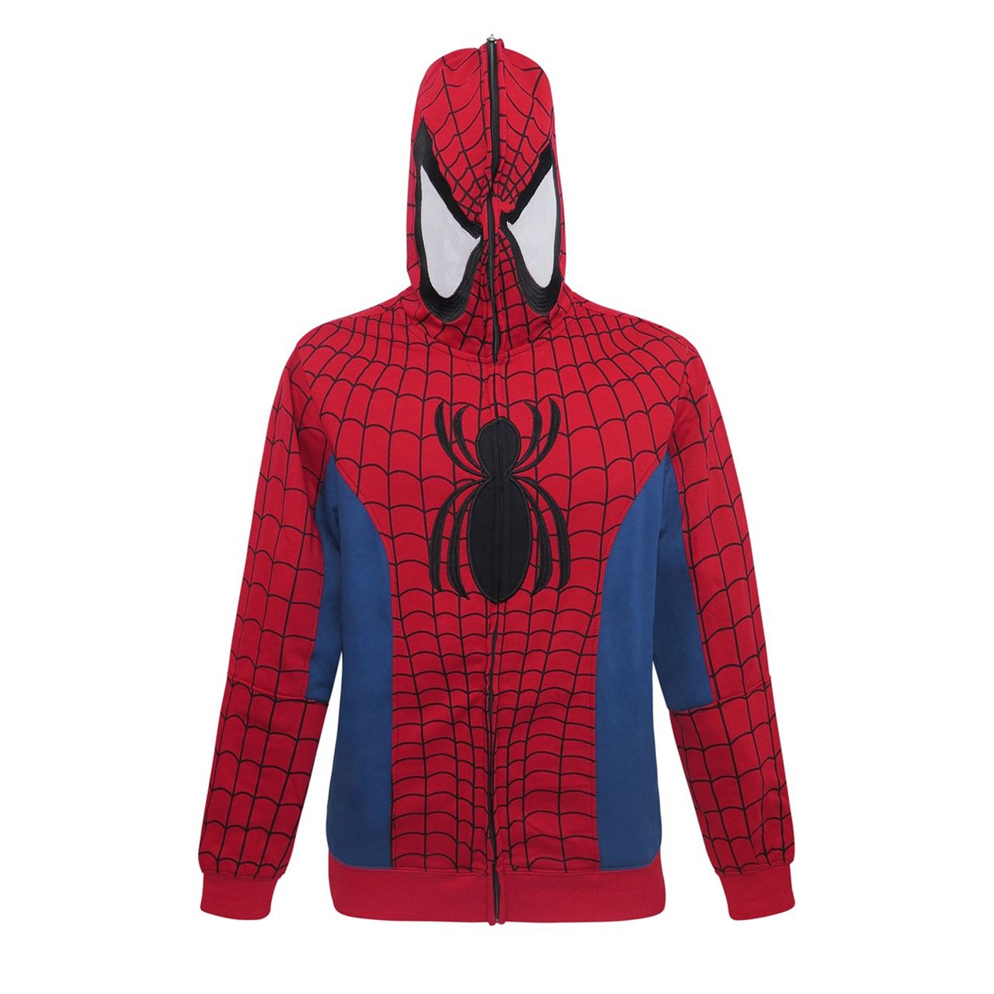 Spider-Man Full Zip-Up Costume Hoodie