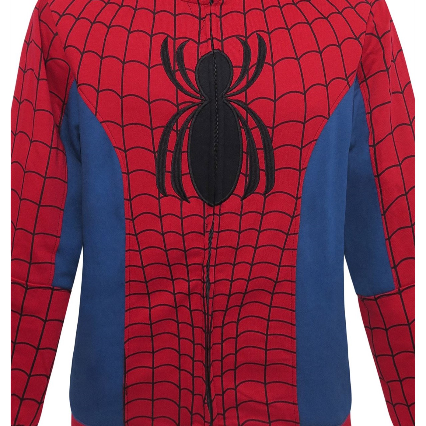 Spider-Man Full Zip-Up Costume Hoodie