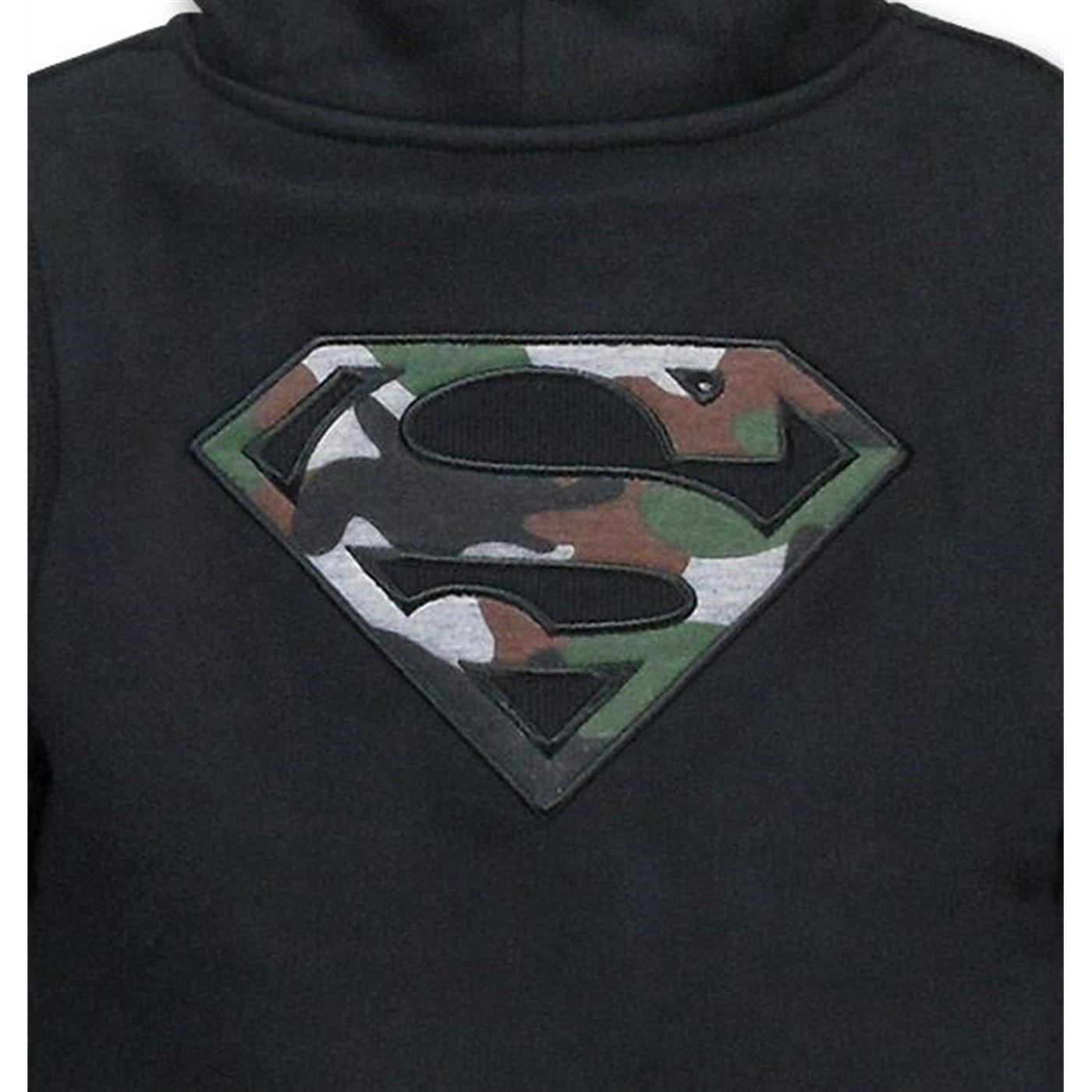 Superman Camo Symbol Kids Zip-Up Hoodie