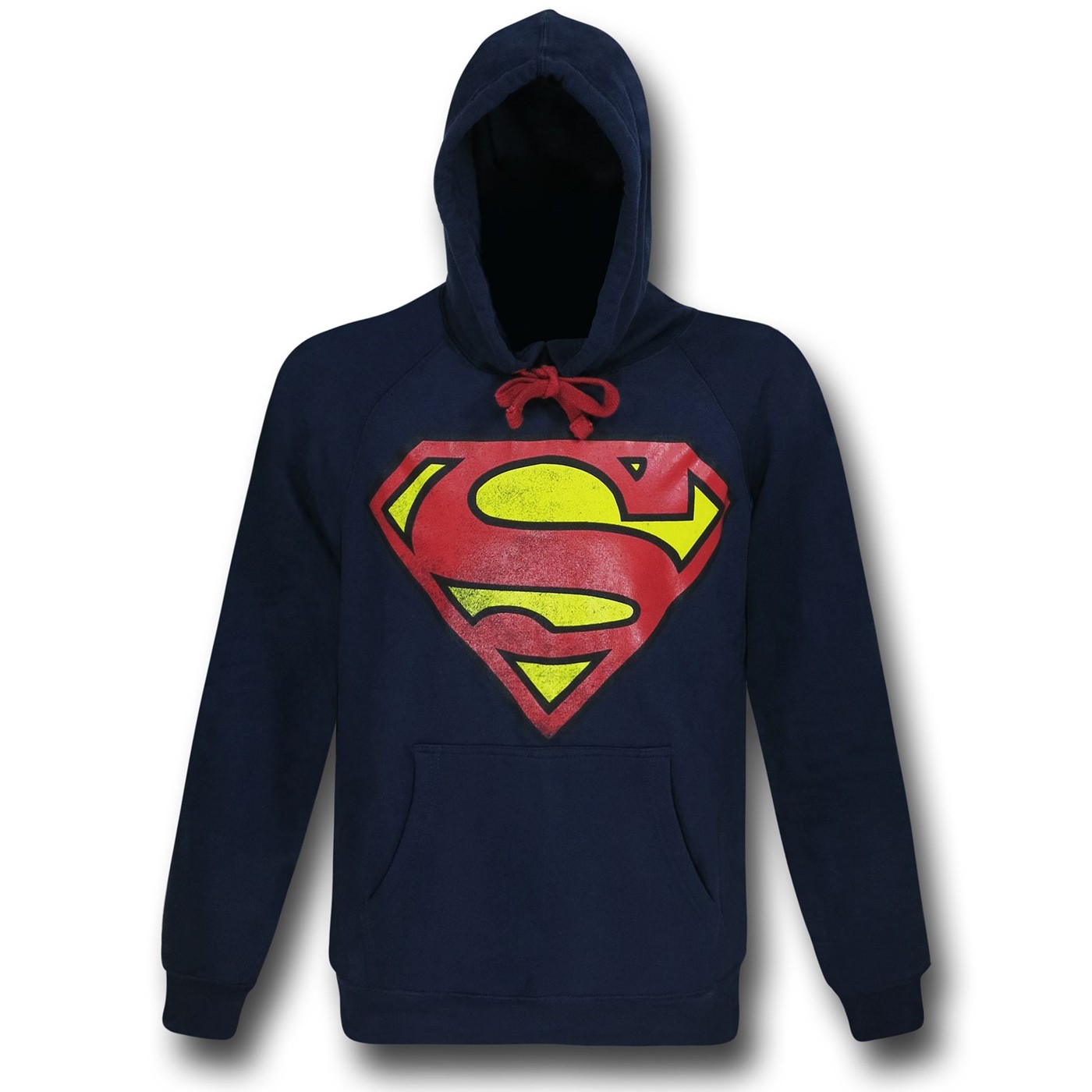 Superman Symbol Navy Pullover Hoodie