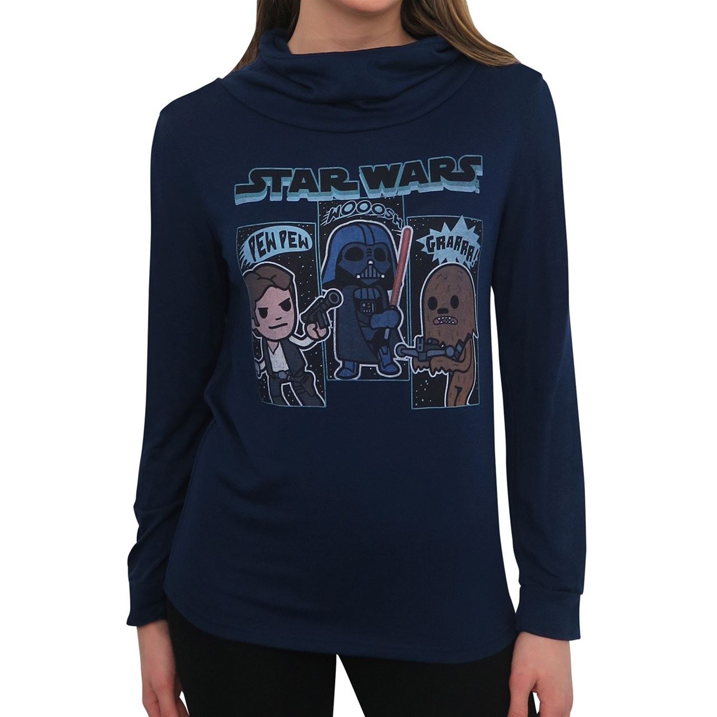 Star Wars Sound Effects Women's Cowl Sweatshirt