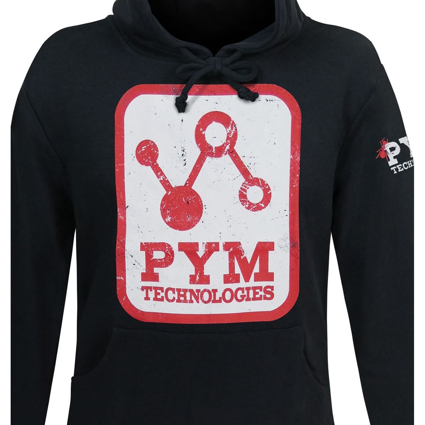 Pym Tech Distressed Logo Men's Hoodie