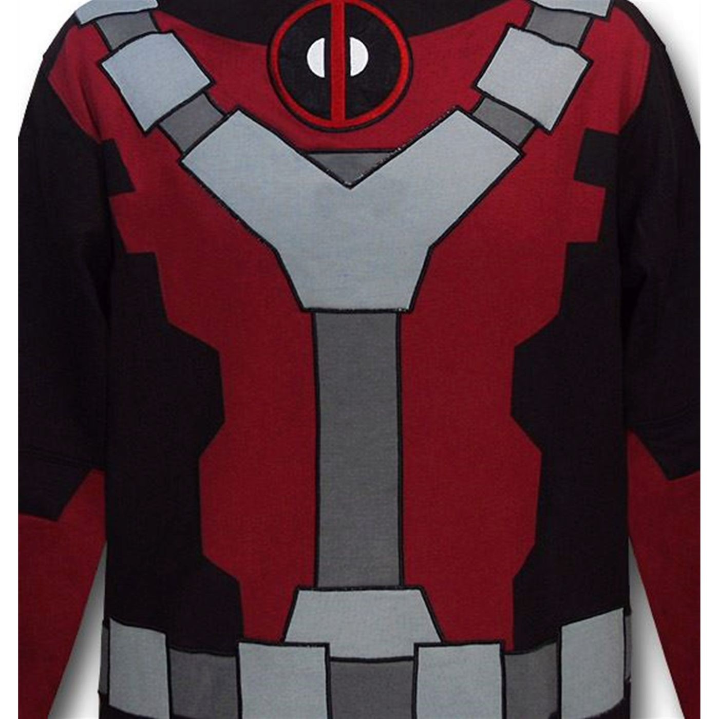 Deadpool Costume Zip Up Hoodie