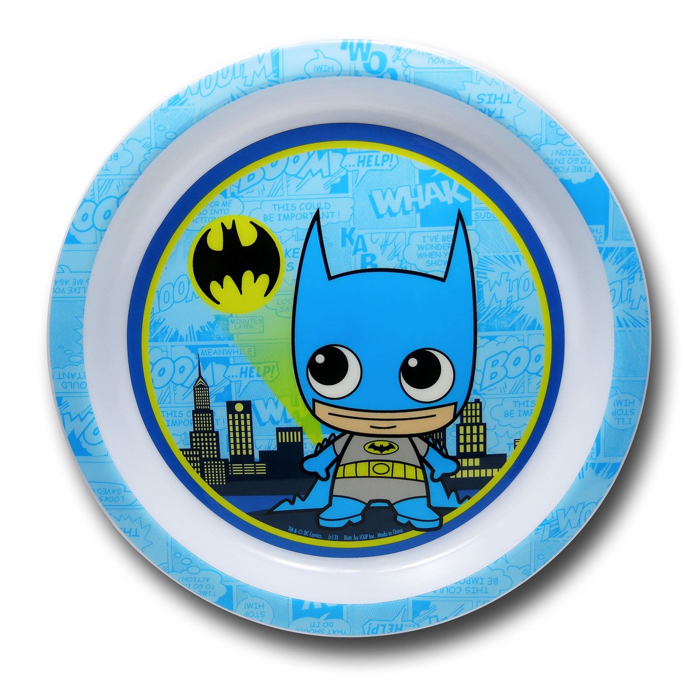 Batman Kawaii Kids 3-Piece Dish Set
