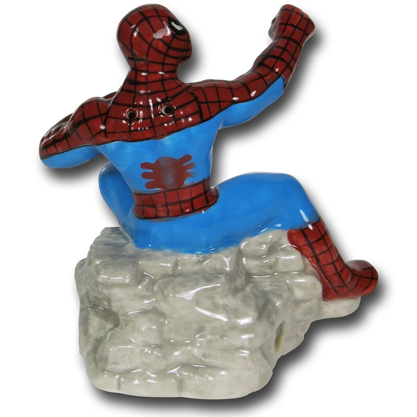 Multicolor Westland Giftware Magnetic Ceramic Salt and Pepper Shaker Set Green Goblin Spider-Man Vs 