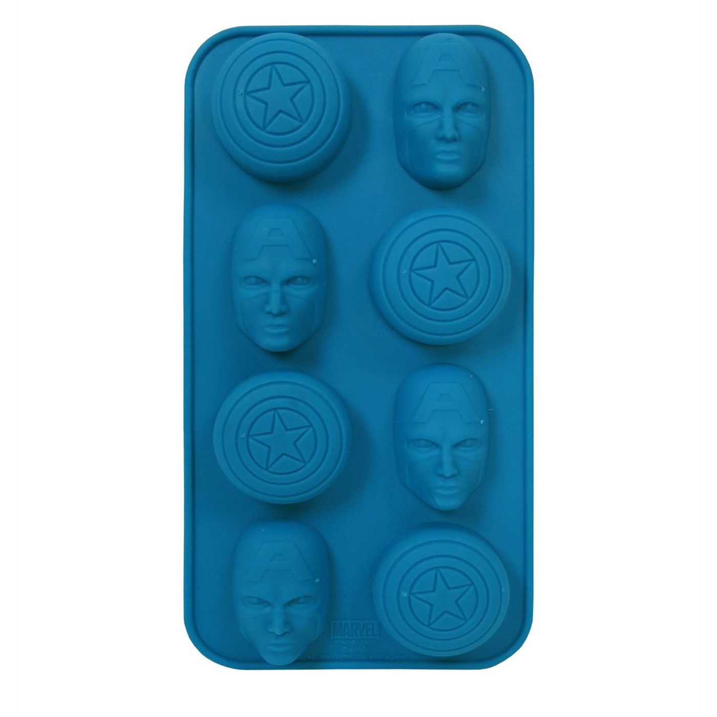 Captain America Shield and Faces Ice Cube Tray