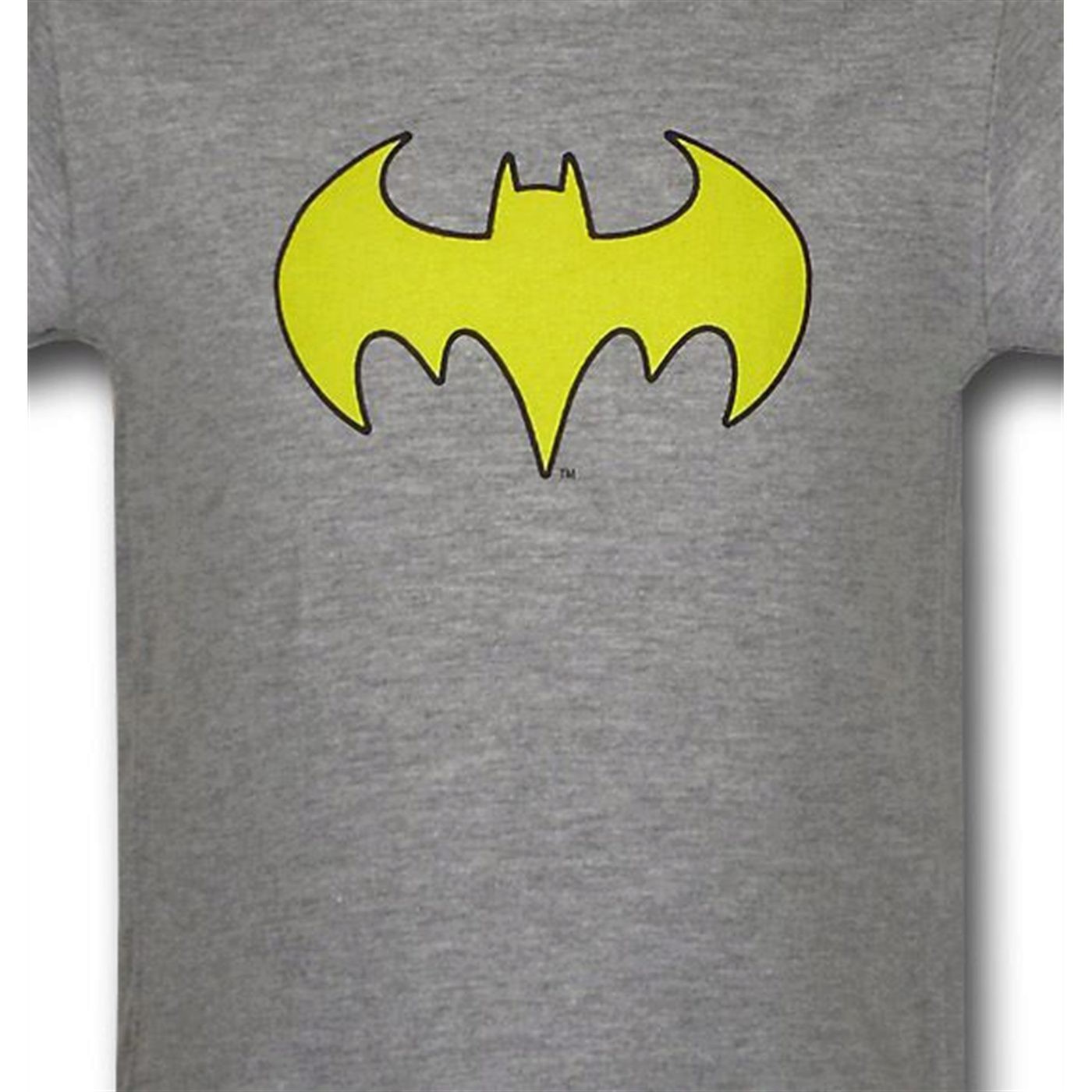 Batgirl Symbol Gray Infant Snapsuit
