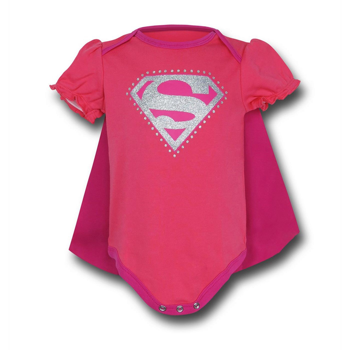 Supergirl Caped Symbol Infant Snapsuit