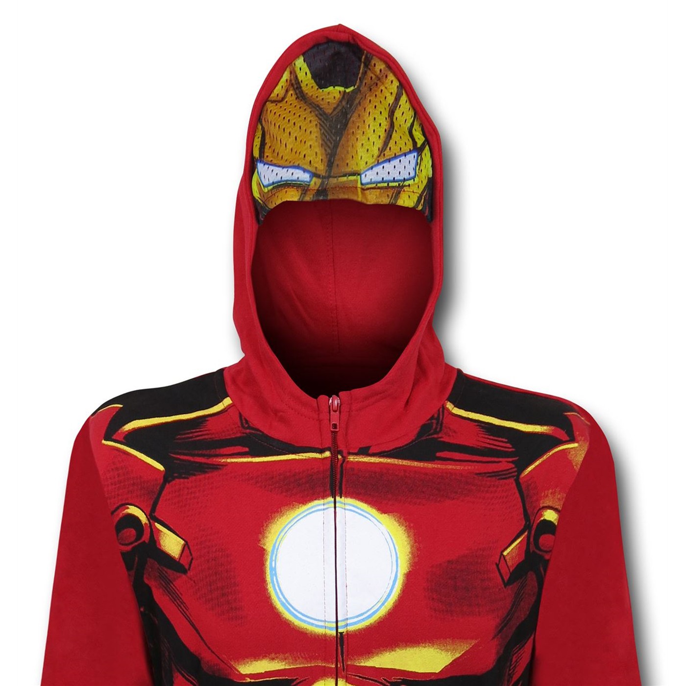 Iron Man Costume Kids Zipper Hoodie with Mask