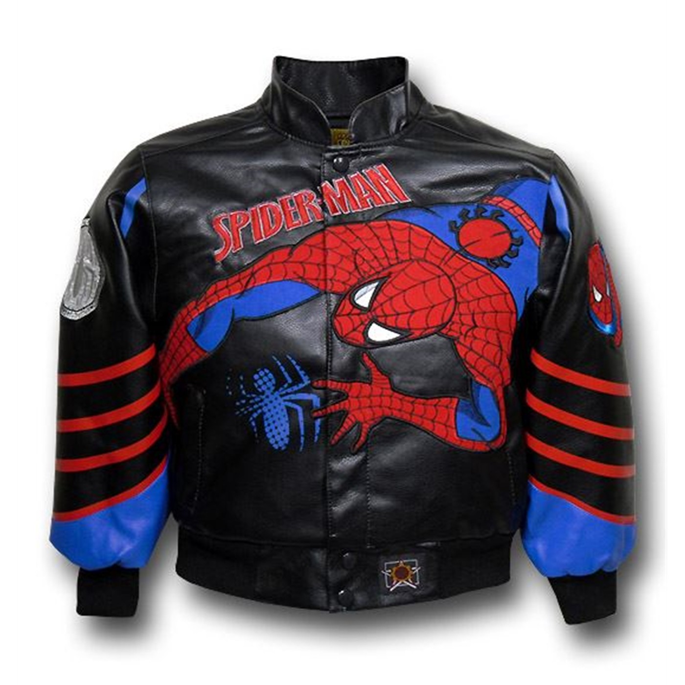 Spiderman Crawler Faux Leather Kids Jacket