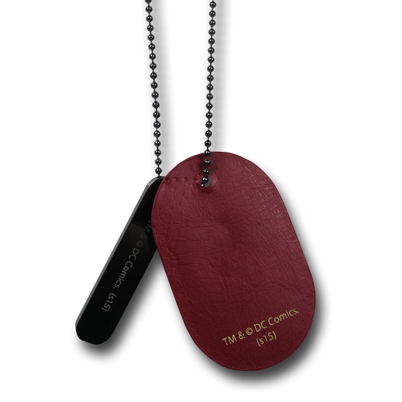 Flash Symbol Rubber and Metal Dog Tag