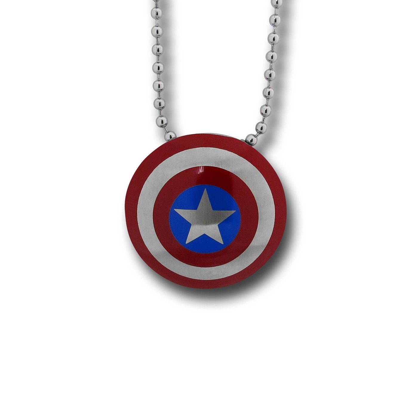 Captain America Shield Pendant Necklace