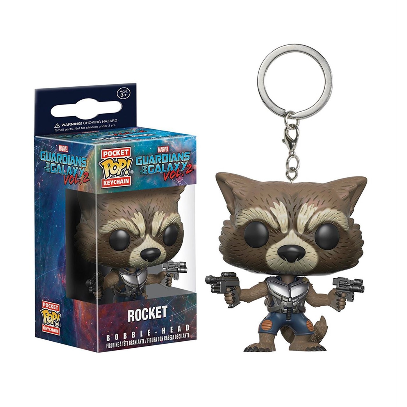 GOTG Vol. 2 Rocket Raccoon Funko Pocket Pop Keychain