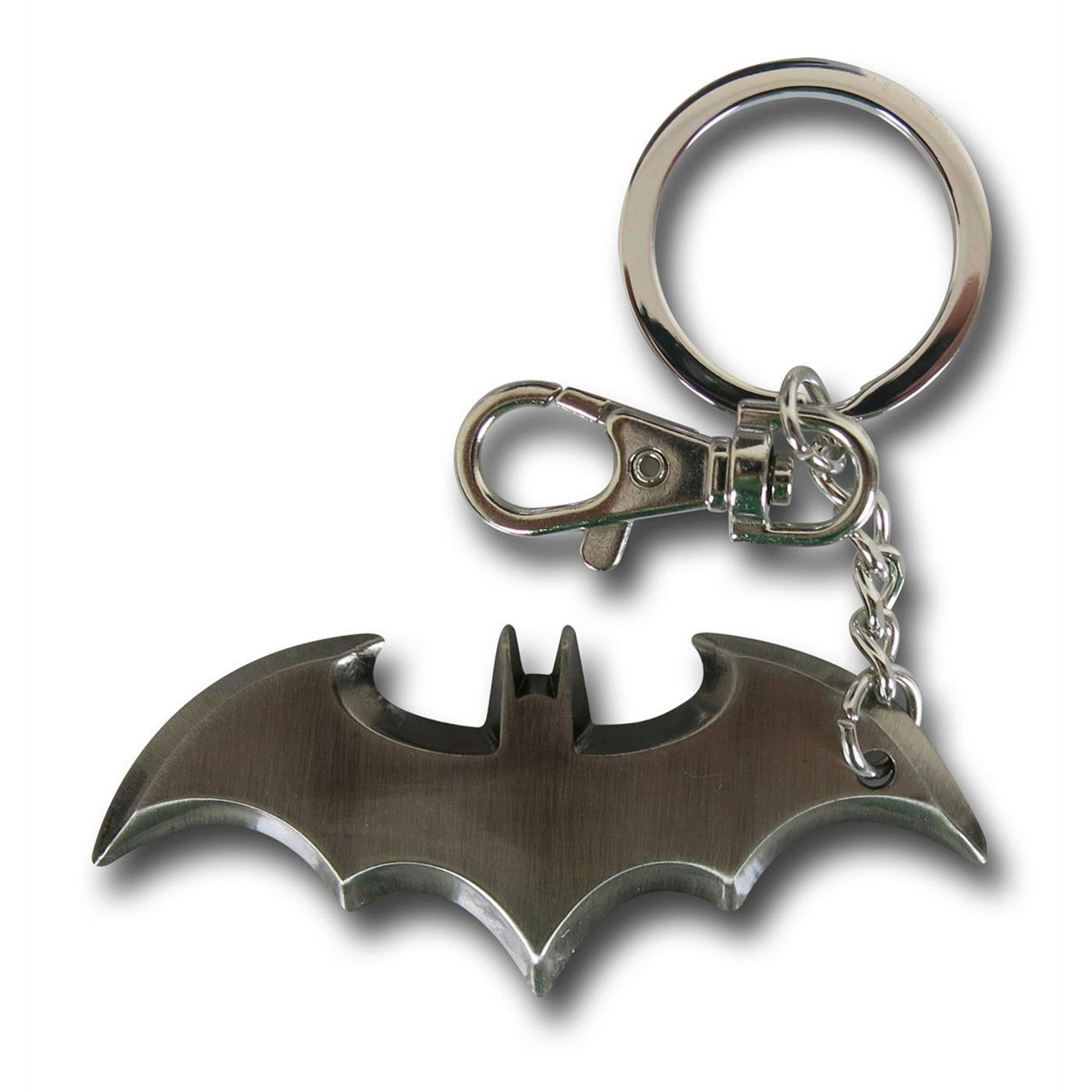 Batman Batarang Pewter Keychain
