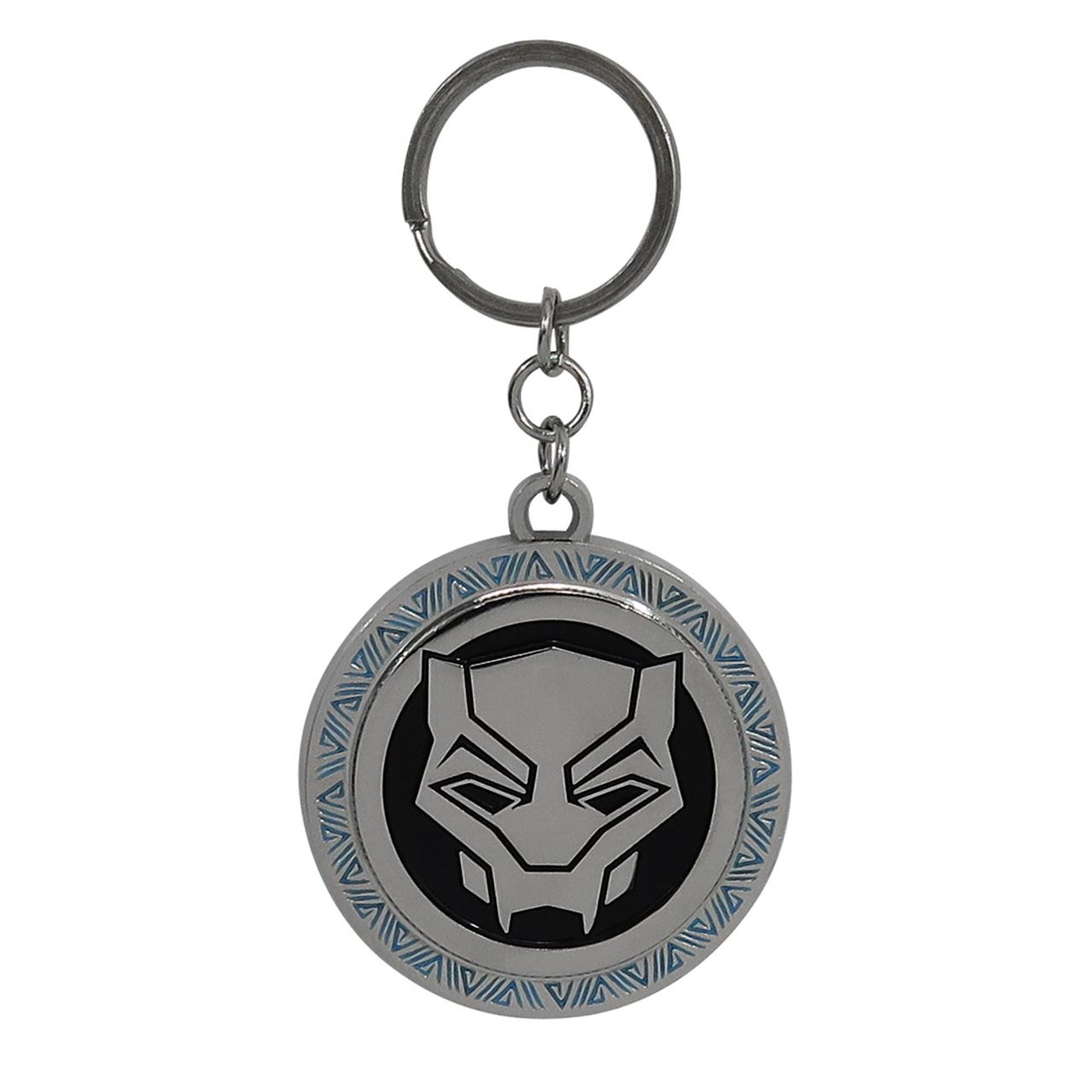 Black Panther Movie Symbol Metal Keychain