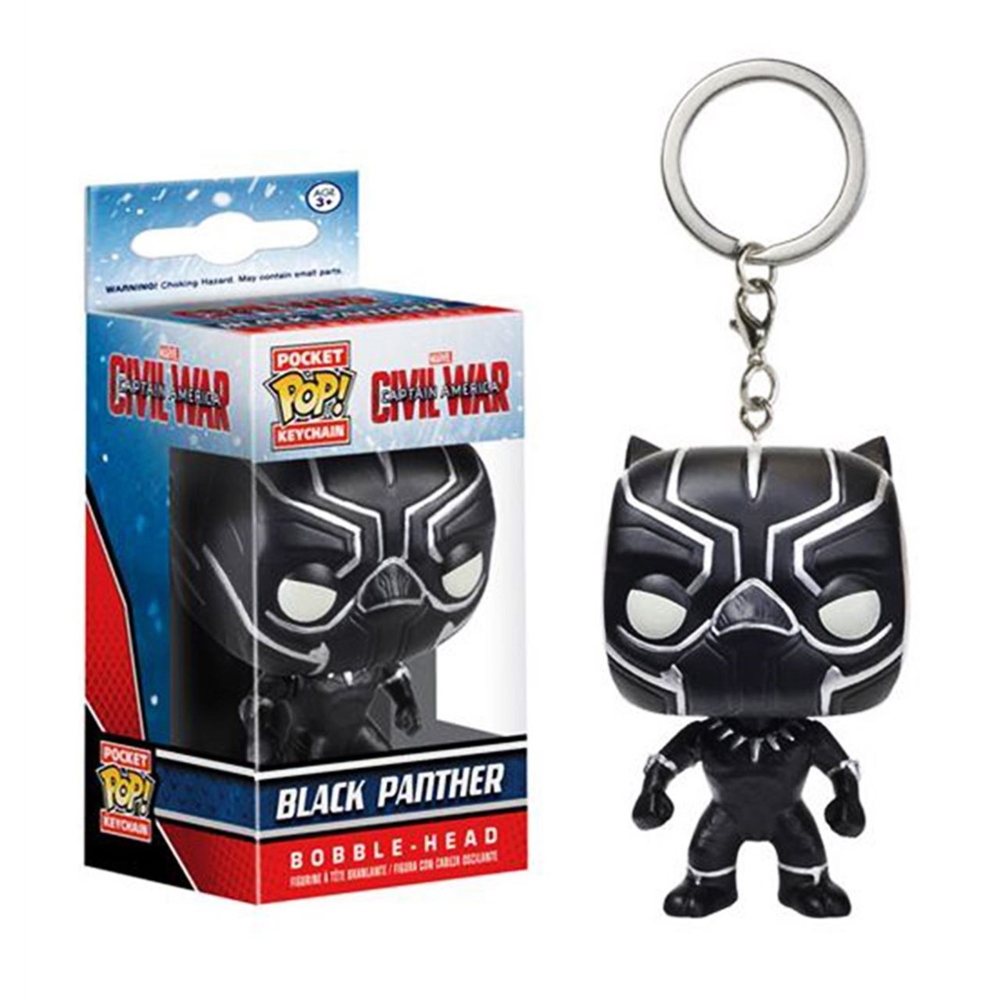 Captain America Civil War Black Panther Pop Keychain