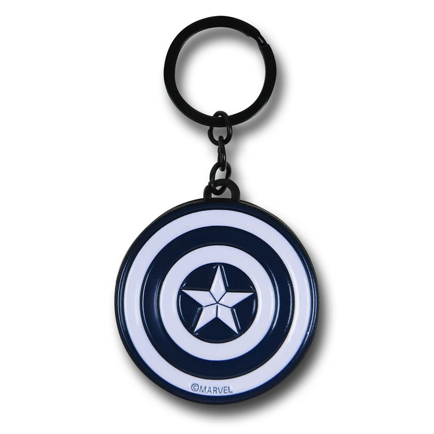Captain America Civil War Silver Shield Keychain