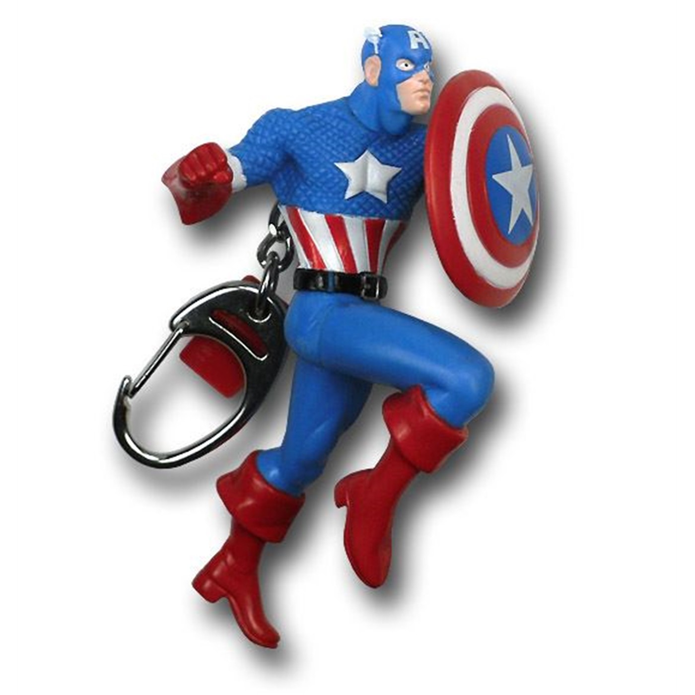 Captain America Figural Keychain