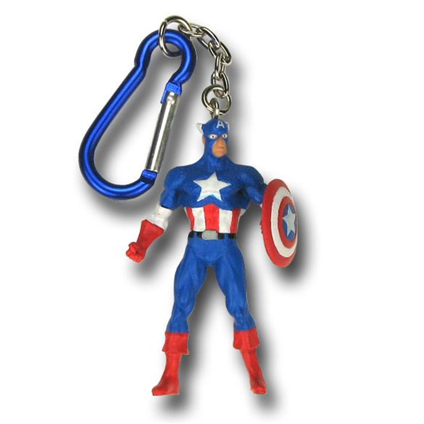Captain America Figural PVC Keychain
