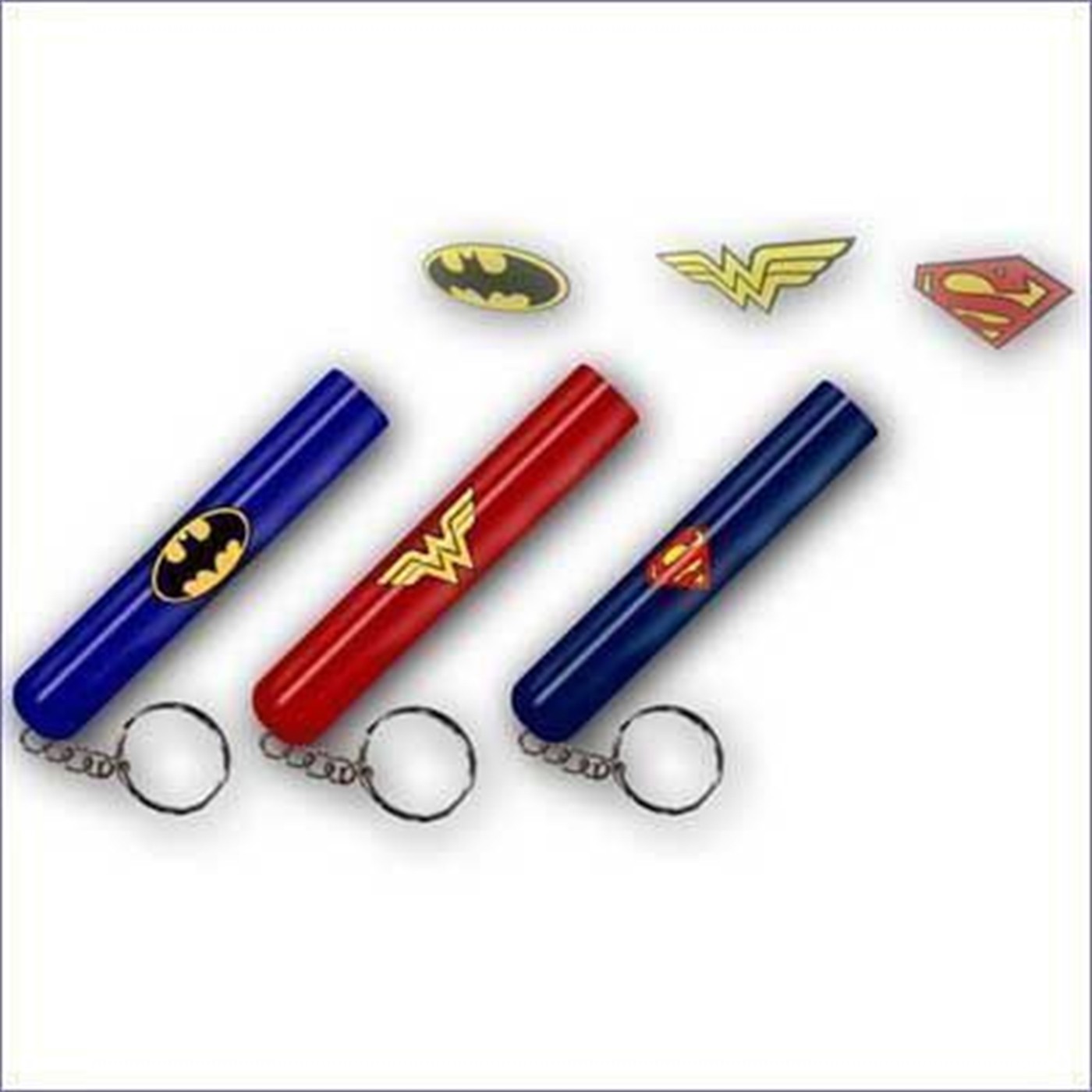 DC Heroes Light Up Keychain Set