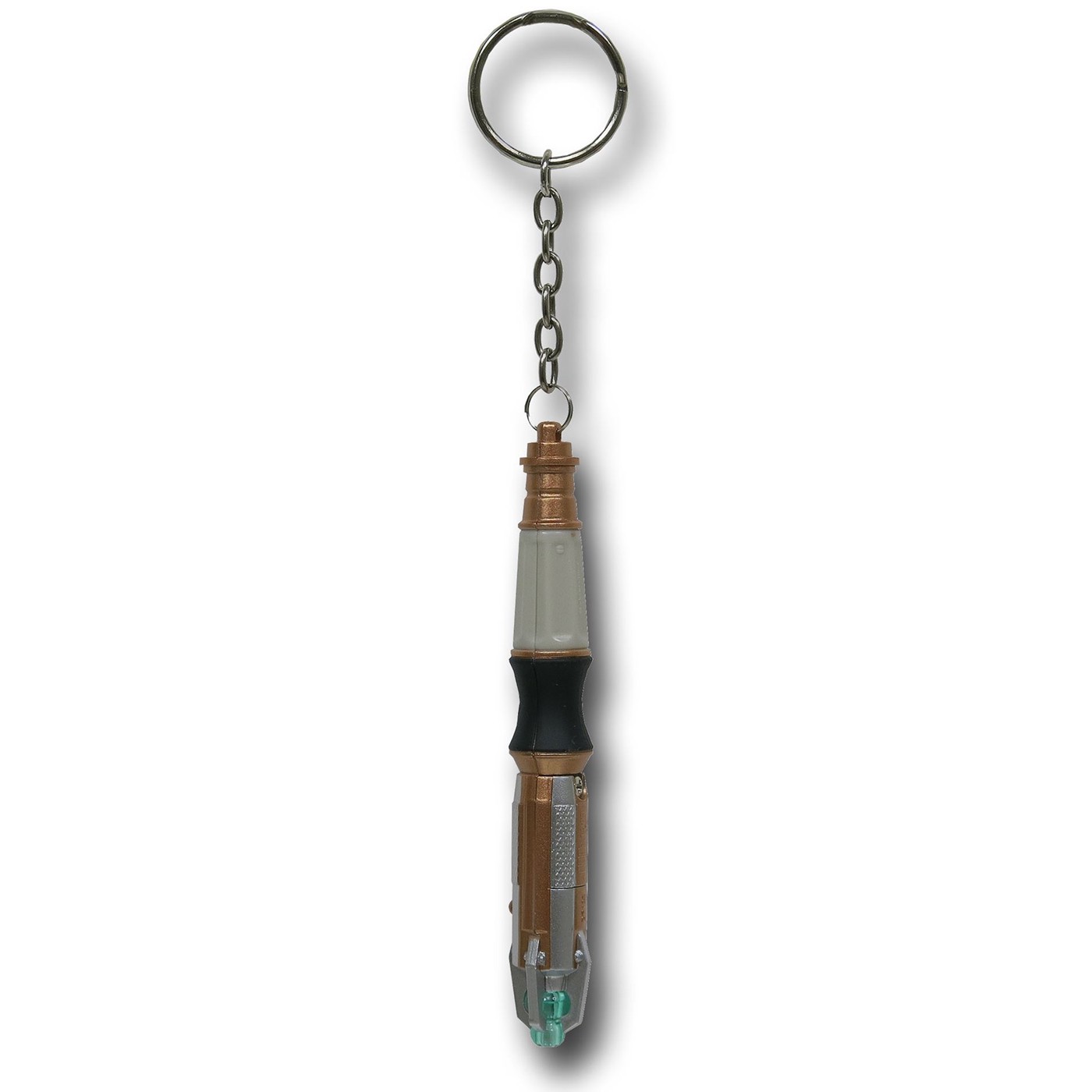 Doctor Who 11th Doctor Sonic Screwdriver Flashlight Keychain
