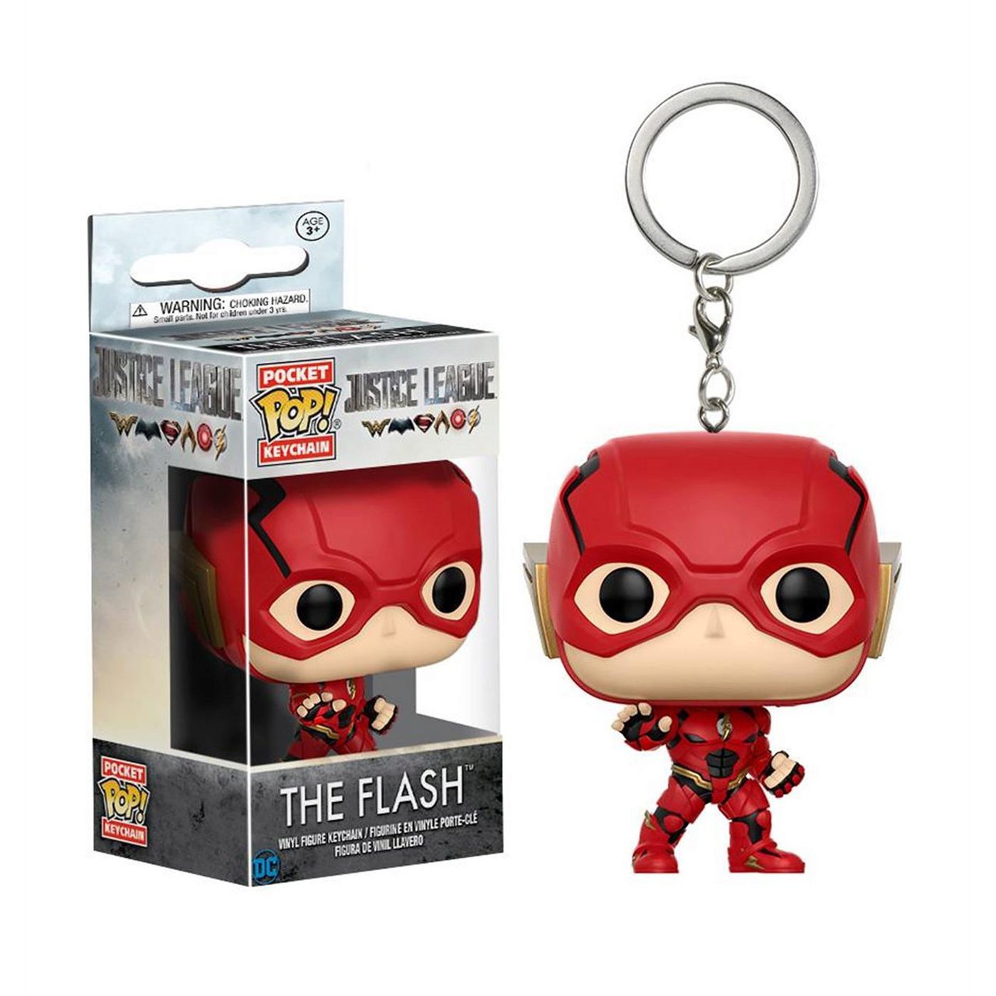 Flash Justice League Movie Pocket Pop Keychain