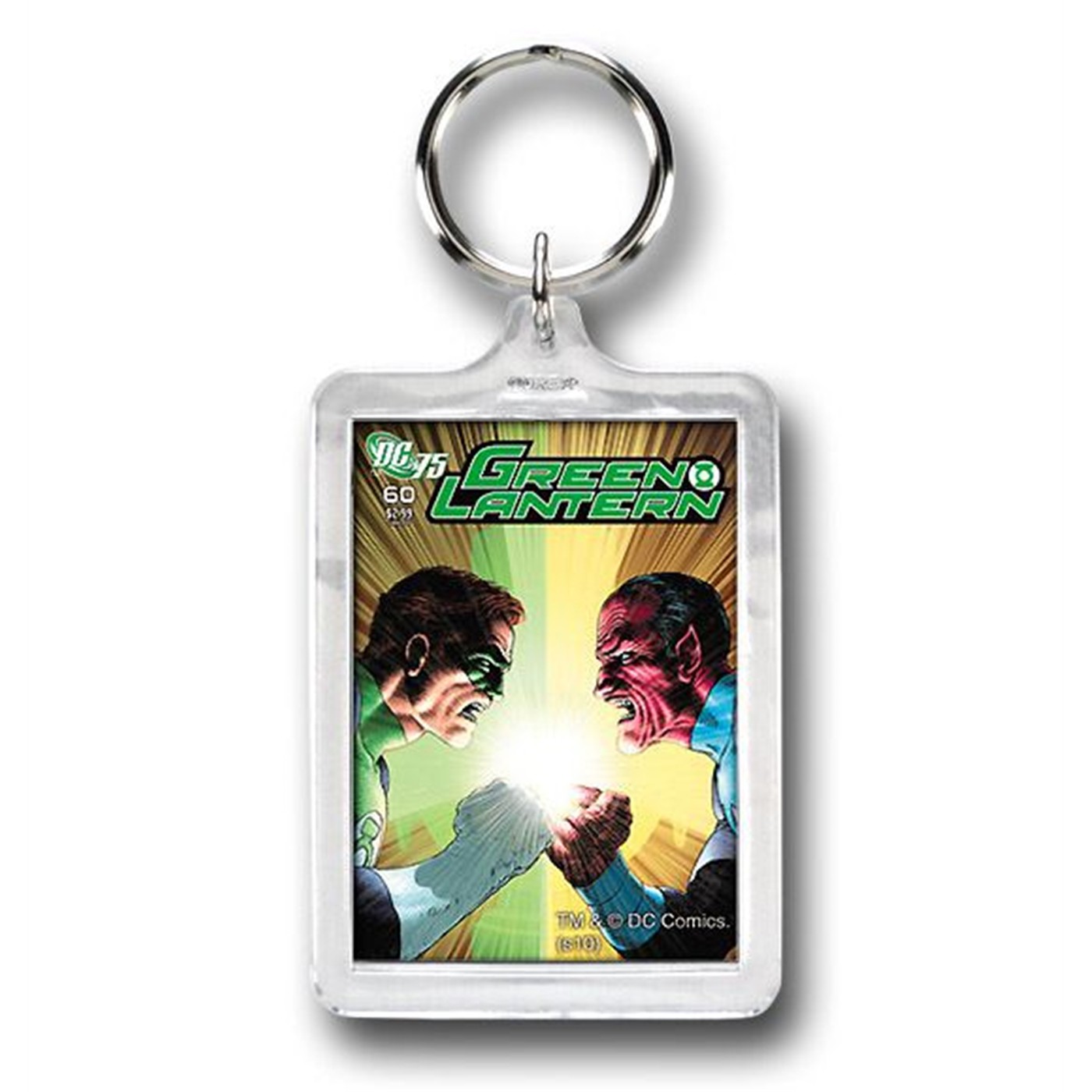 Green Lantern #60 Cover Lucite Keychain