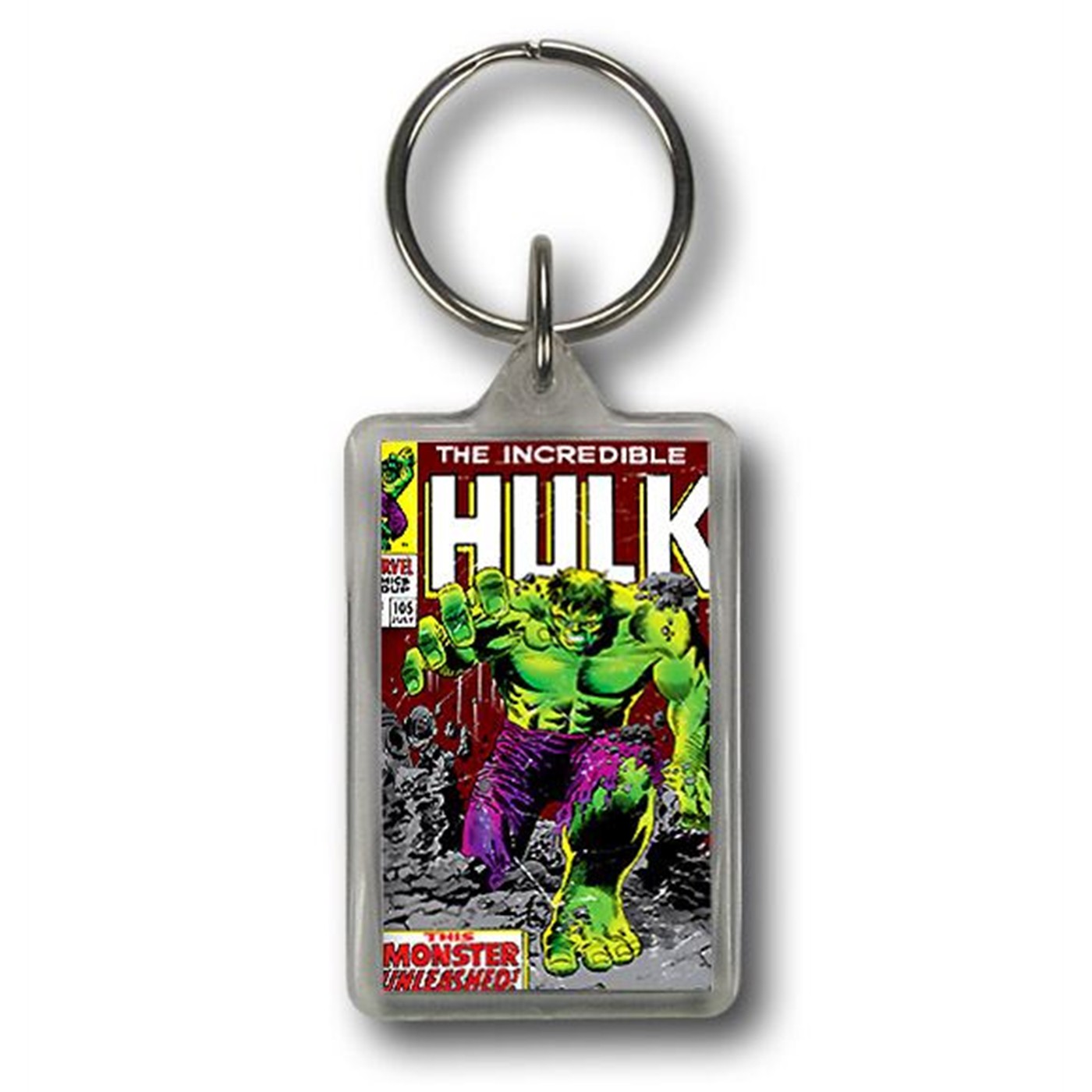 Hulk Issue 105 Cover Lucite Keychain