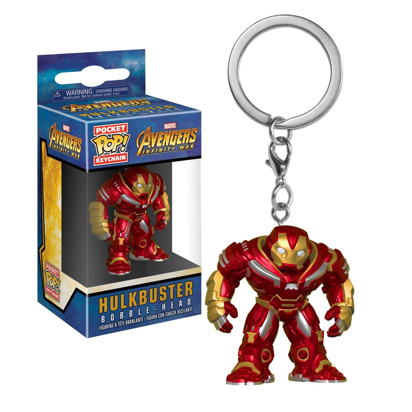 Infinity War Hulkbuster Funko Pocket Pop Keychain