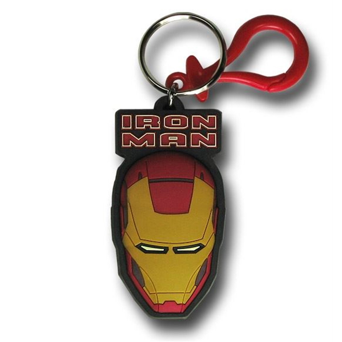 Iron Man Soft PVC Head Keychain