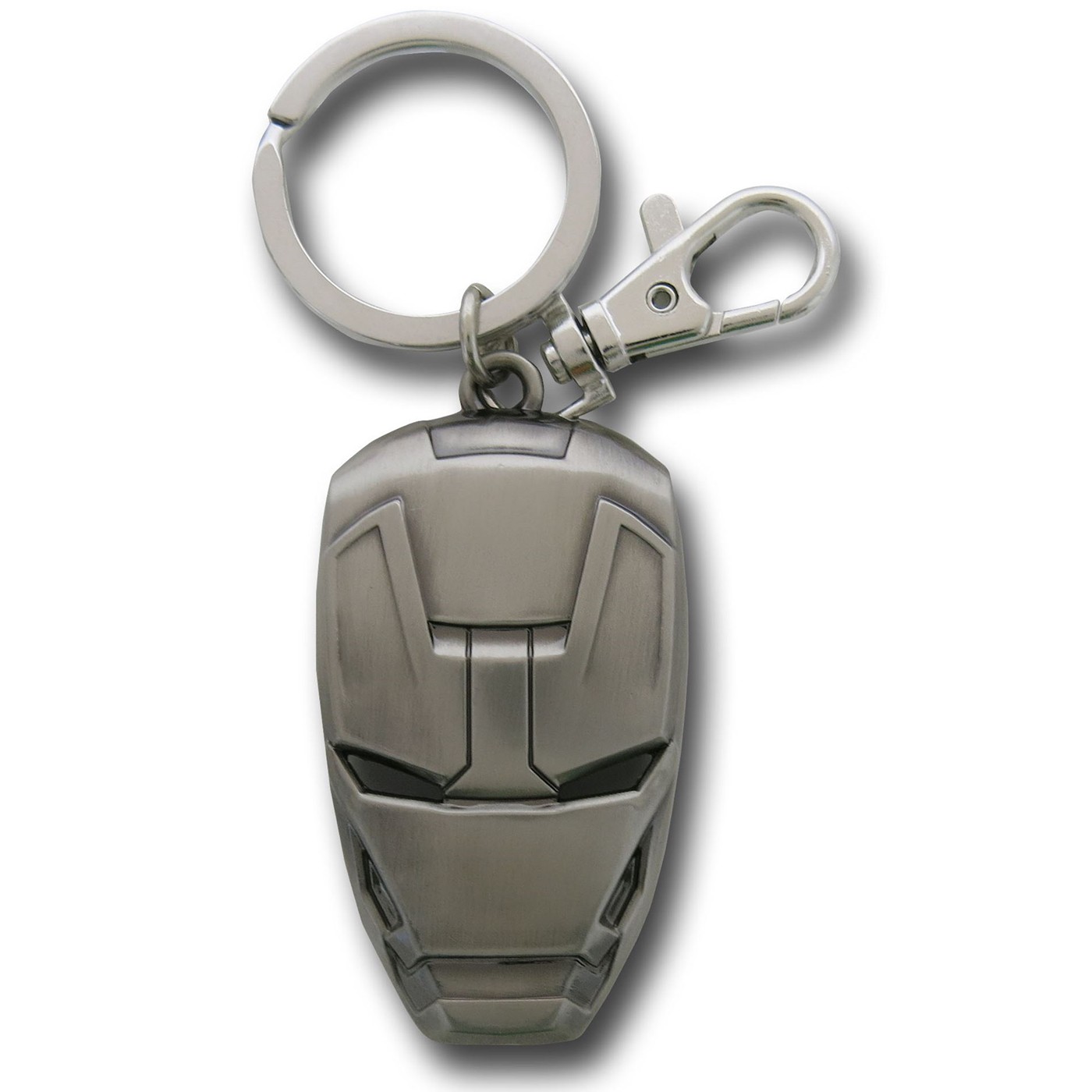 Iron Man Shiny Head Pewter Keychain