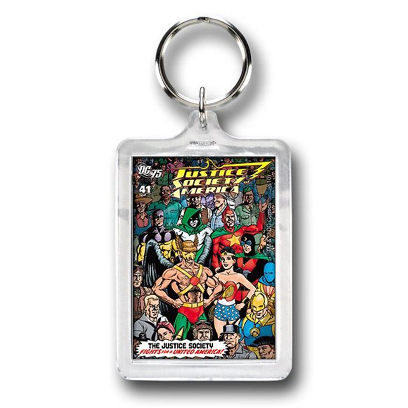 Justice Society #41 Lucite Keychain