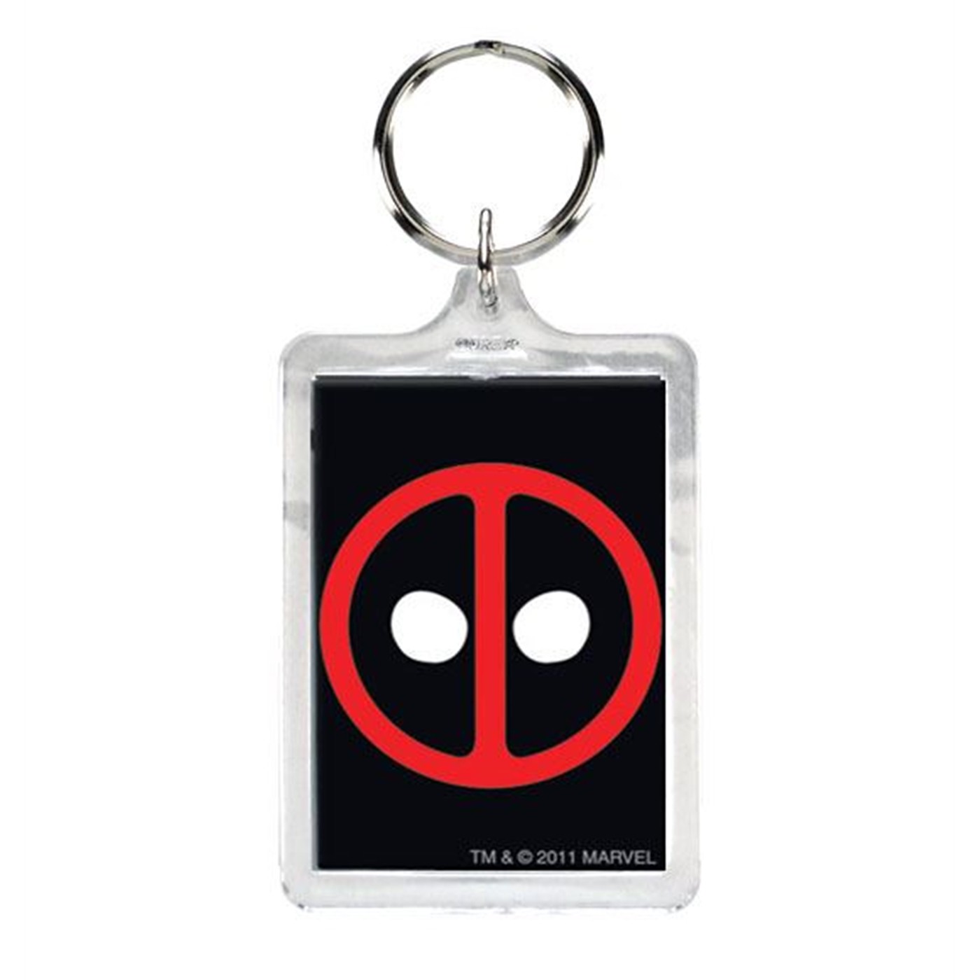 Deadpool Symbol Lucite Keychain