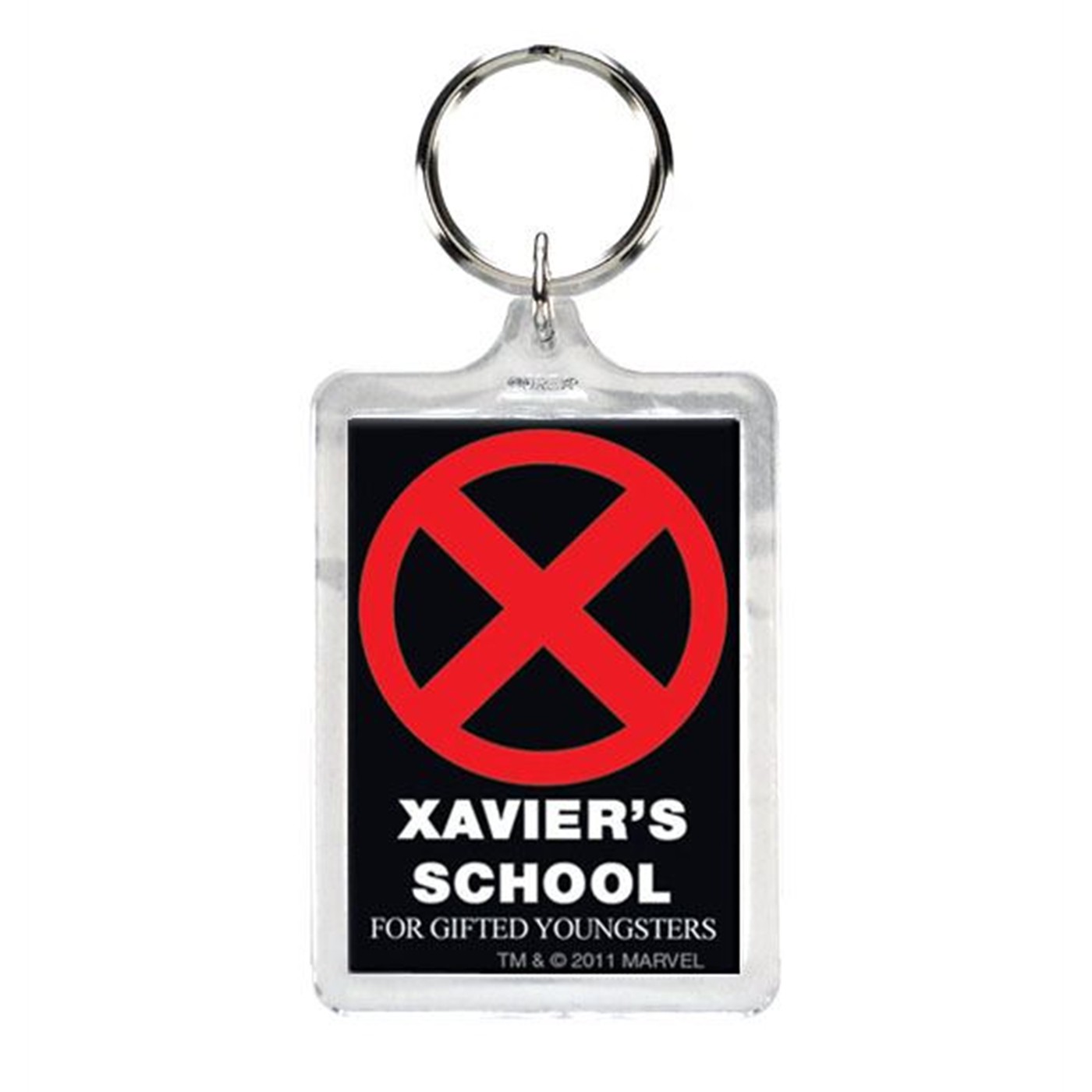 X-Men Xavier's School Lucite Keychain