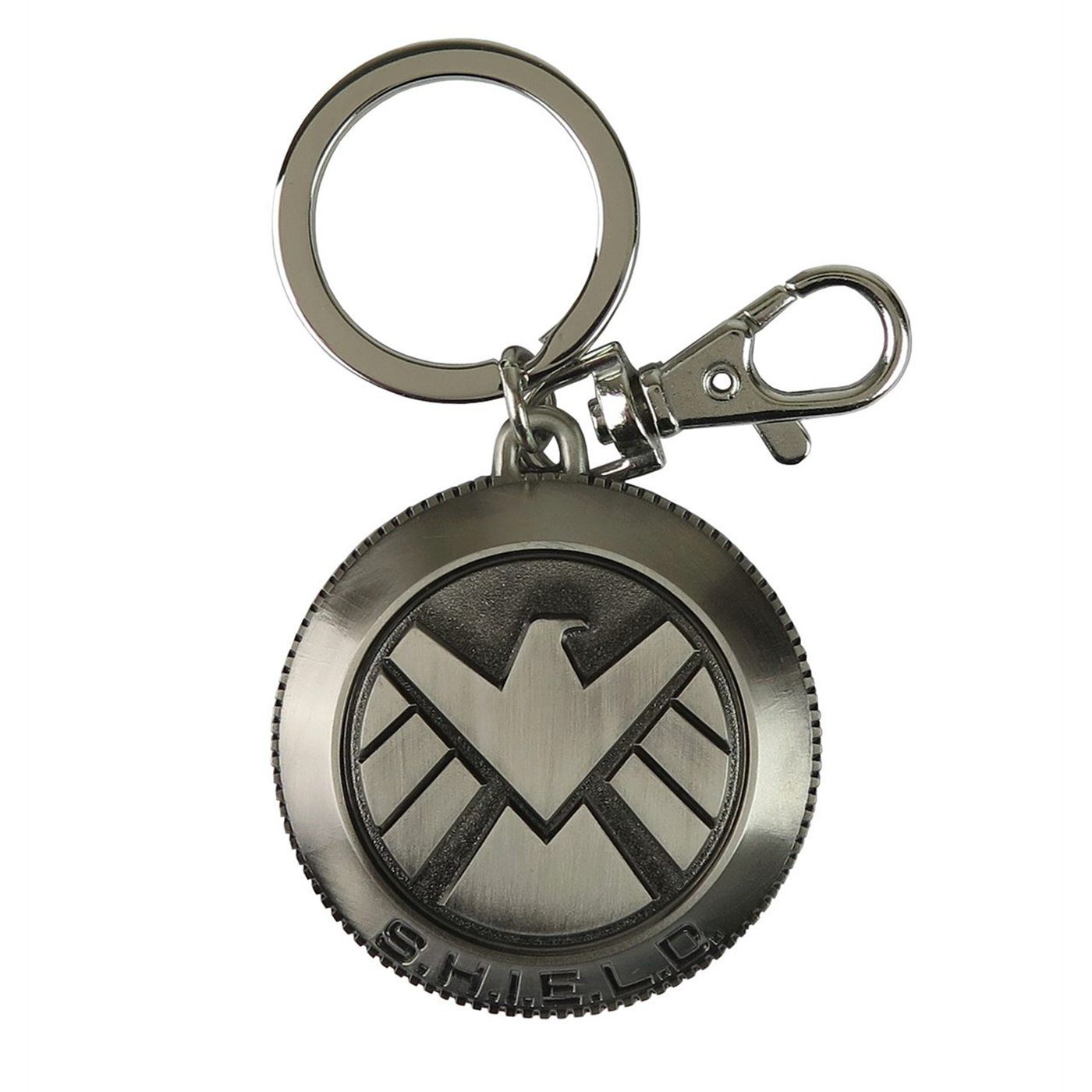 Marvel Agents of Shield Logo Pewter Keychain