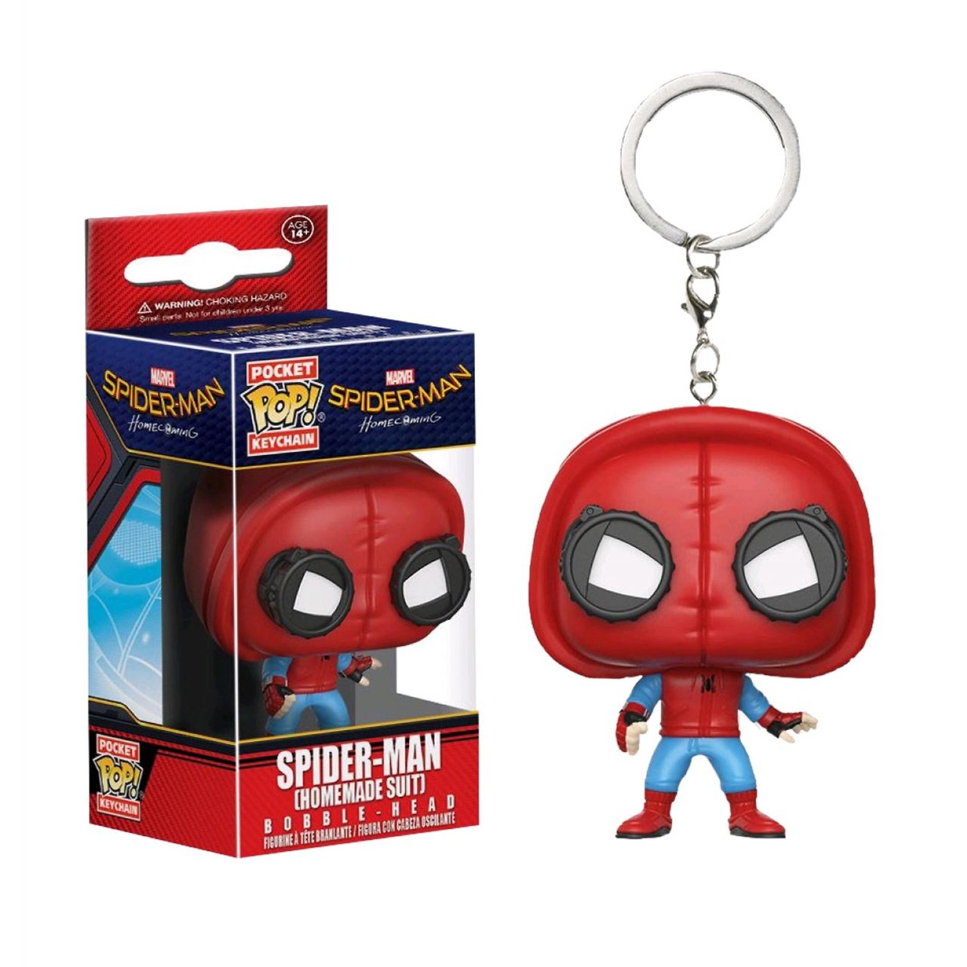 Spider-Man Homecoming Homemade Suit Funko Pop Keychain